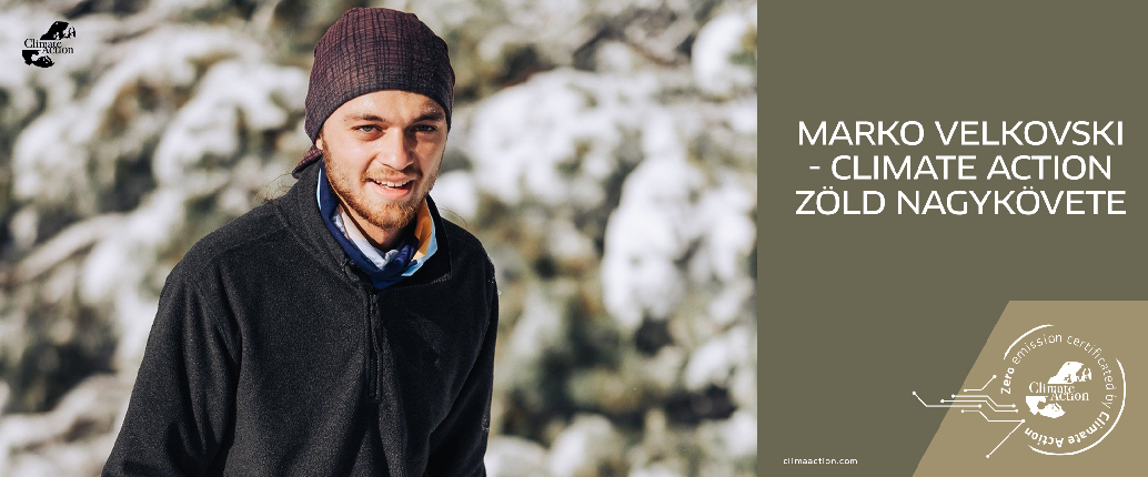 Marko Velkovski macedonian mountaineer is a Climate Action`s new green ambassador