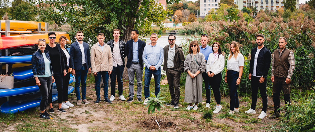 Joint Tree-Planting with the Hungarian Canoe-Kayak Federation in Csepel