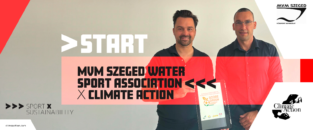 A Climate Action stratégiai partnerségre lép az MVM Szegedi Vízisport Egyesülettel